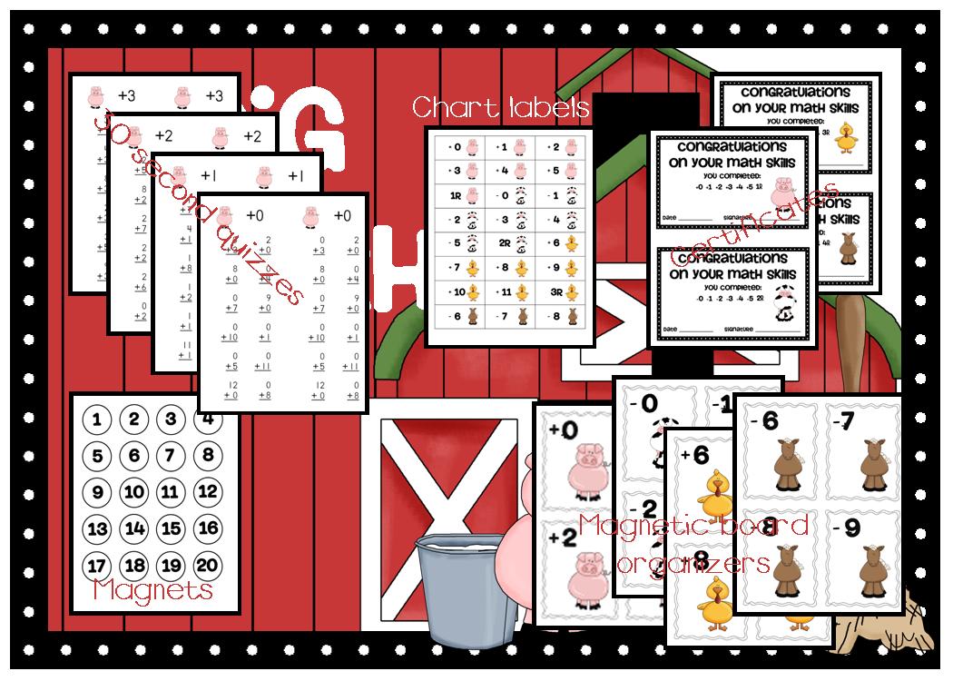 Lory's 2nd Grade Skills: Week 6 - Math Facts and FREEBIES